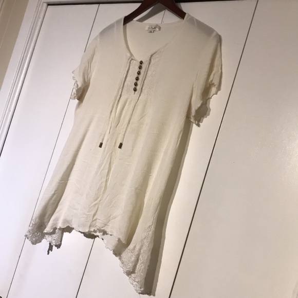 Simply Noelle Women’s blouse size L/XL (12-14) color white - Picture 9 of 9